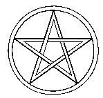Pentagram &mdash; symbol Pitagorejski