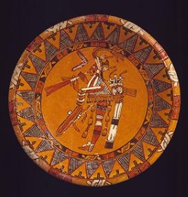 Talerz z przedstawieniem muzyka graj�cego na tr�bie. Metropolitan Museum of Art, New York