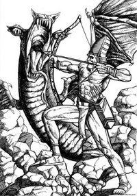 Marduk walczy z Tiamat