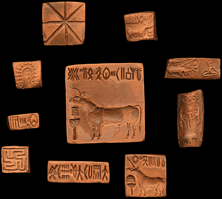 Przykady tabliczek z cywilizacji Doliny Indusu