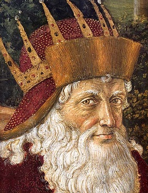 Zygmunt Luksemburski z florenckiego fresku